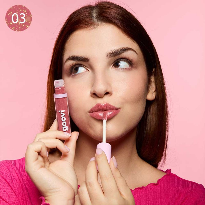 Goovi Sparkling Lipgloss Glaze My Lips Colore 03 Magnetic Rose Goovi Sparkling Lipgloss Glaze My Lips Colore 03 Magnetic Rose