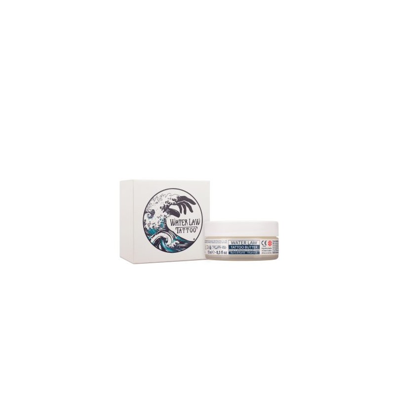 Water Law Tattoo Butter Cura per Tatuaggi Completa 15ml Water Law Tattoo Butter Cura per Tatuaggi Completa 15ml