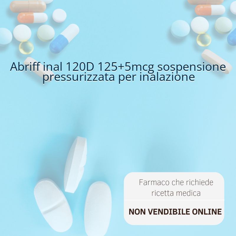 Abriff inal 120D 125+5mcg sospensione pressurizzata per inalazione Abriff inal 120D 125+5mcg sospensione pressurizzata per inalazione