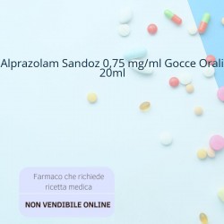 Alprazolam Sandoz 0,75... Alprazolam Sandoz 0,75...