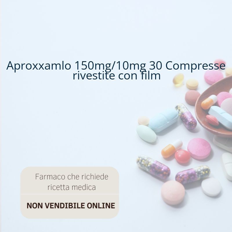 Aproxxamlo 150mg/10mg 30 Compresse rivestite con film Aproxxamlo 150mg/10mg 30 Compresse rivestite con film