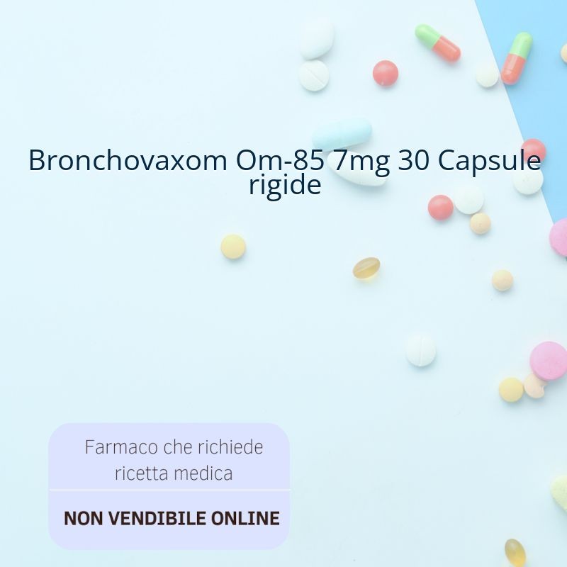 Bronchovaxom Om-85 7mg 30 Capsule rigide Bronchovaxom Om-85 7mg 30 Capsule rigide