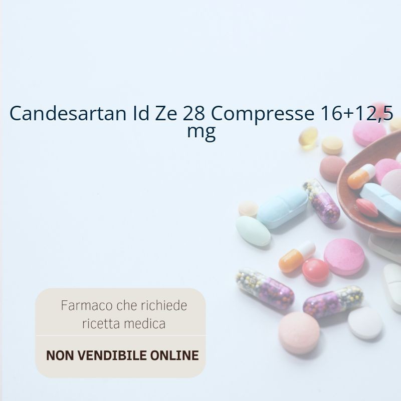 Candesartan Id Ze 28 Compresse 16+12,5 mg Candesartan Id Ze 28 Compresse 16+12,5 mg