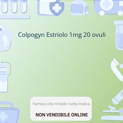 Colpogyn Estriolo 1mg 20 ovuli Colpogyn Estriolo 1mg 20 ovuli
