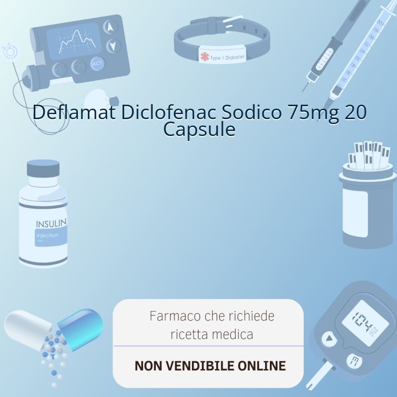 Deflamat Diclofenac Sodico 75mg 20 Capsule Deflamat Diclofenac Sodico 75mg 20 Capsule