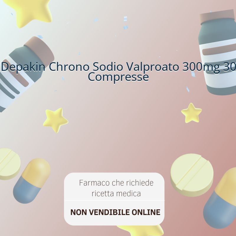Depakin Chrono Sodio Valproato 300mg 30 Compresse Depakin Chrono Sodio Valproato 300mg 30 Compresse
