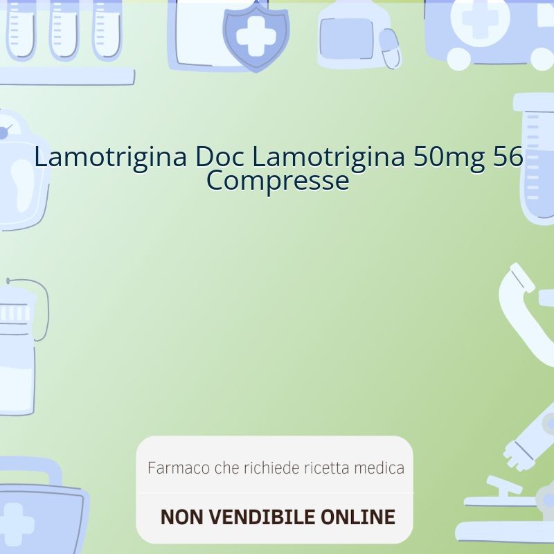 Lamotrigina Doc Lamotrigina 50mg 56 Compresse Lamotrigina Doc Lamotrigina 50mg 56 Compresse