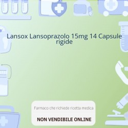 Lansox Lansoprazolo 15mg 14... Lansox Lansoprazolo 15mg 14...