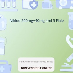 Niklod 200mg+40mg 4ml 5 Fiale Niklod 200mg+40mg 4ml 5 Fiale