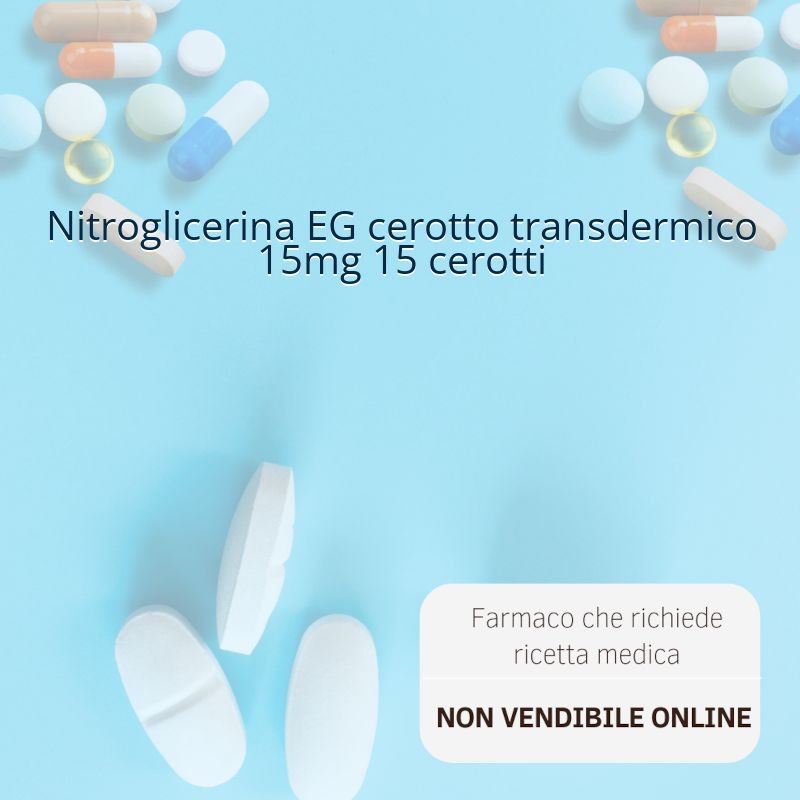 Nitroglicerina EG cerotto transdermico 15mg 15 cerotti Nitroglicerina EG cerotto transdermico 15mg 15 cerotti
