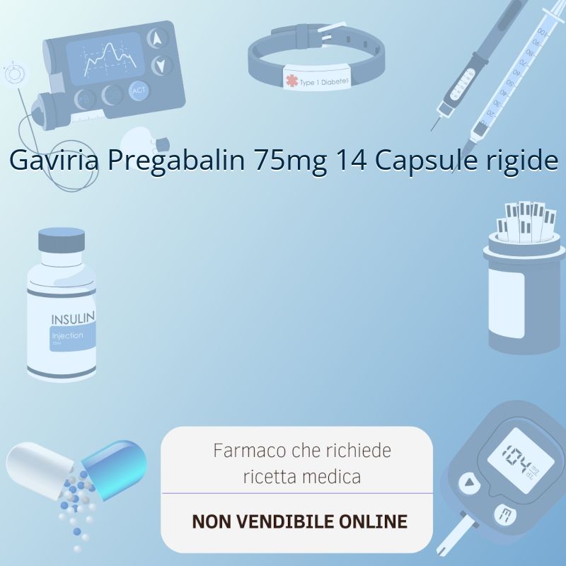 Gaviria Pregabalin 75mg 14 Capsule rigide Gaviria Pregabalin 75mg 14 Capsule rigide