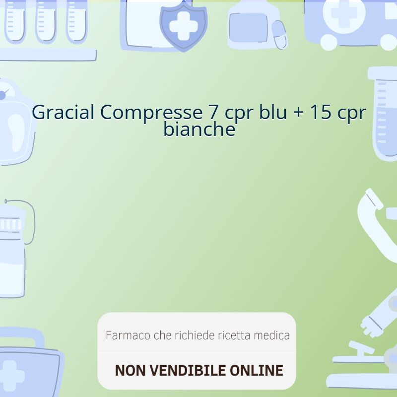 Gracial Compresse 7 cpr blu + 15 cpr bianche Gracial Compresse 7 cpr blu + 15 cpr bianche
