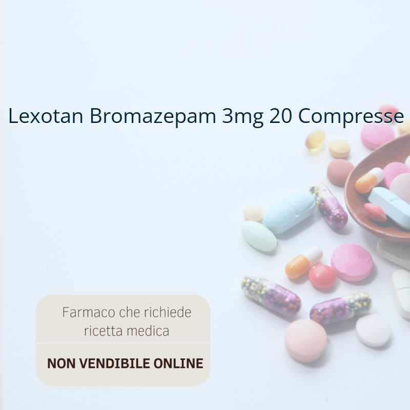 Lexotan Bromazepam 3mg 20 Compresse Lexotan Bromazepam 3mg 20 Compresse
