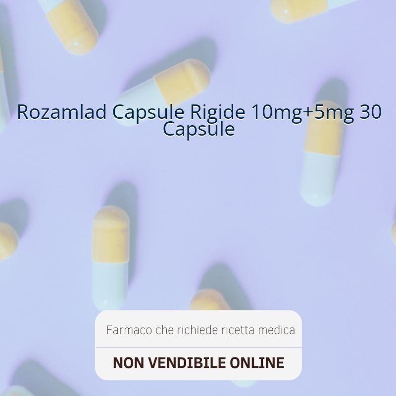 Rozamlad Capsule Rigide 10mg+5mg 30 Capsule Rozamlad Capsule Rigide 10mg+5mg 30 Capsule