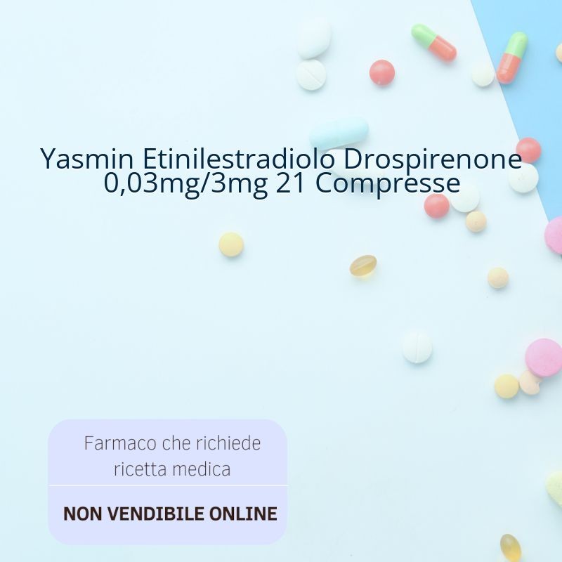Yasmin Etinilestradiolo Drospirenone 0,03mg/3mg 21 Compresse Yasmin Etinilestradiolo Drospirenone 0,03mg/3mg 21 Compresse