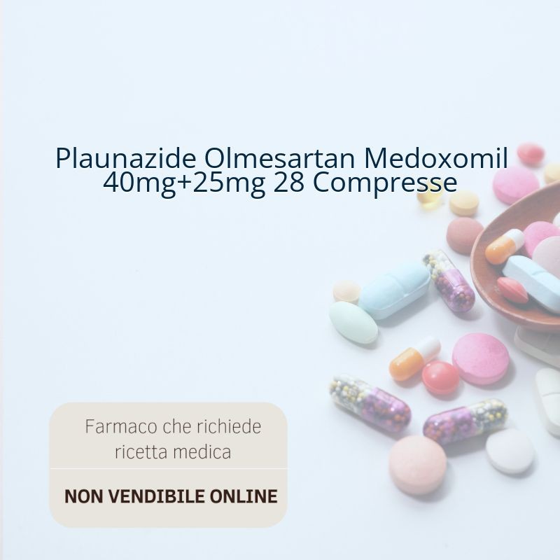 Plaunazide Olmesartan Medoxomil 40mg+25mg 28 Compresse Plaunazide Olmesartan Medoxomil 40mg+25mg 28 Compresse