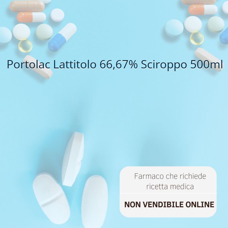 Portolac Lattitolo 66,67% Sciroppo 500ml Portolac Lattitolo 66,67% Sciroppo 500ml