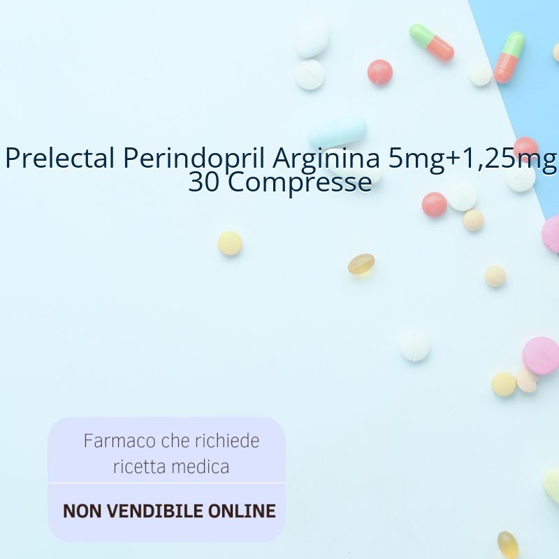 Prelectal Perindopril Arginina 5mg+1,25mg 30 Compresse Prelectal Perindopril Arginina 5mg+1,25mg 30 Compresse