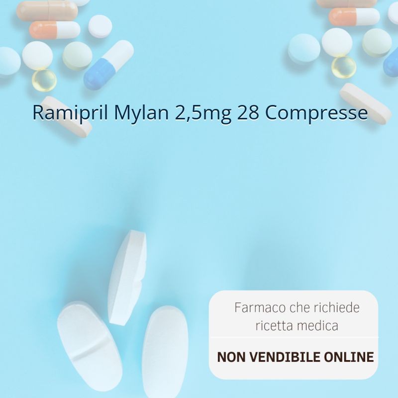 Ramipril Mylan 2,5mg 28 Compresse Ramipril Mylan 2,5mg 28 Compresse