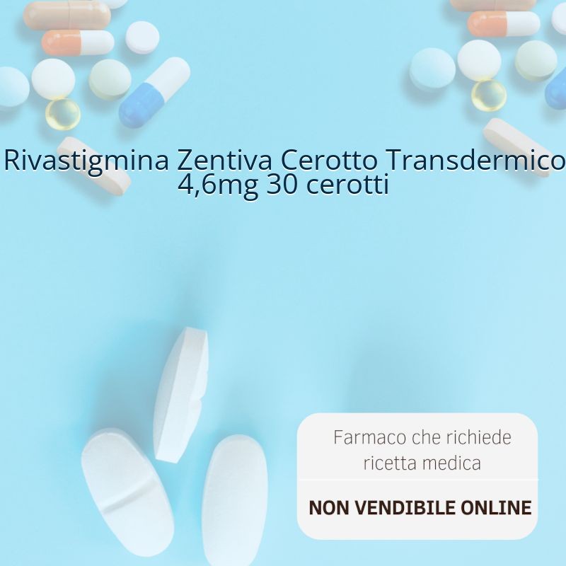 Rivastigmina Zentiva Cerotto Transdermico 4,6mg 30 cerotti Rivastigmina Zentiva Cerotto Transdermico 4,6mg 30 cerotti