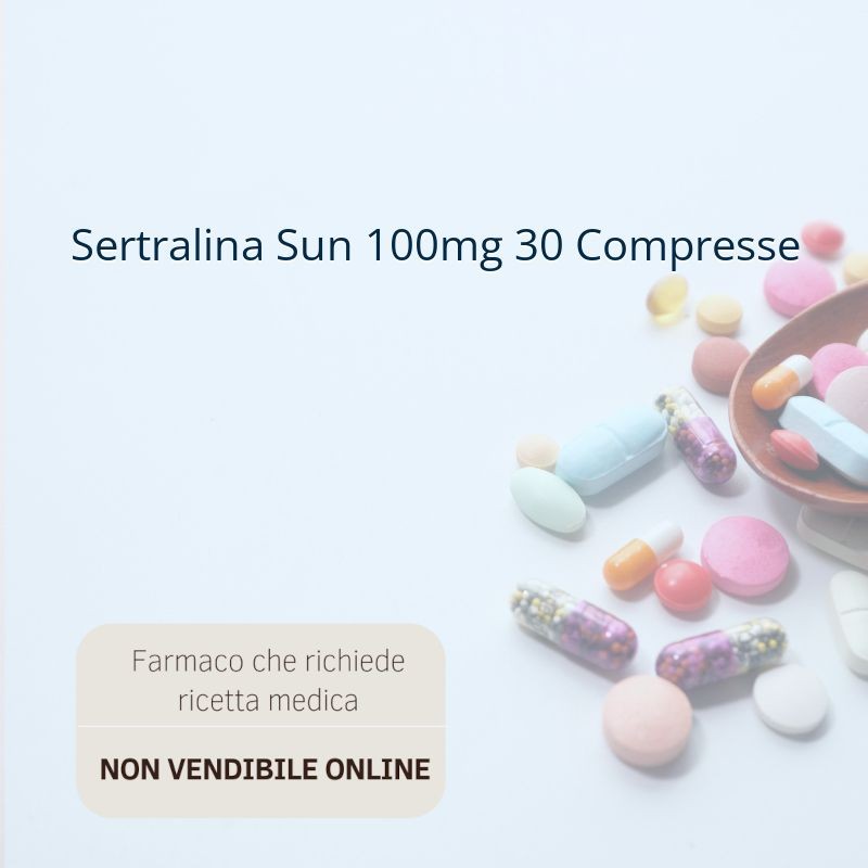 Sertralina Sun 100mg 30 Compresse Sertralina Sun 100mg 30 Compresse
