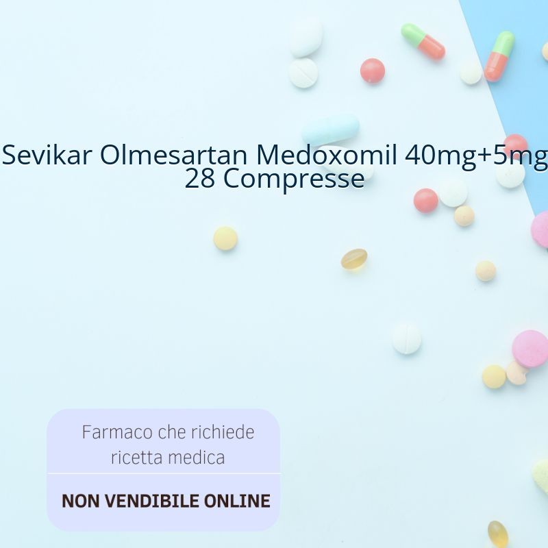 Sevikar Olmesartan Medoxomil 40mg+5mg 28 Compresse Sevikar Olmesartan Medoxomil 40mg+5mg 28 Compresse