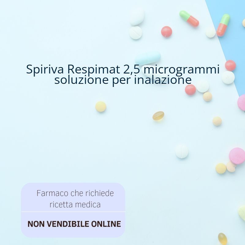 Spiriva Respimat 2,5 microgrammi soluzione per inalazione Spiriva Respimat 2,5 microgrammi soluzione per inalazione