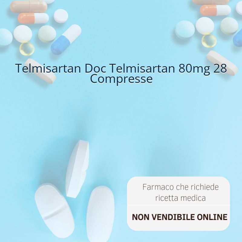 Telmisartan Doc Telmisartan 80mg 28 Compresse Telmisartan Doc Telmisartan 80mg 28 Compresse