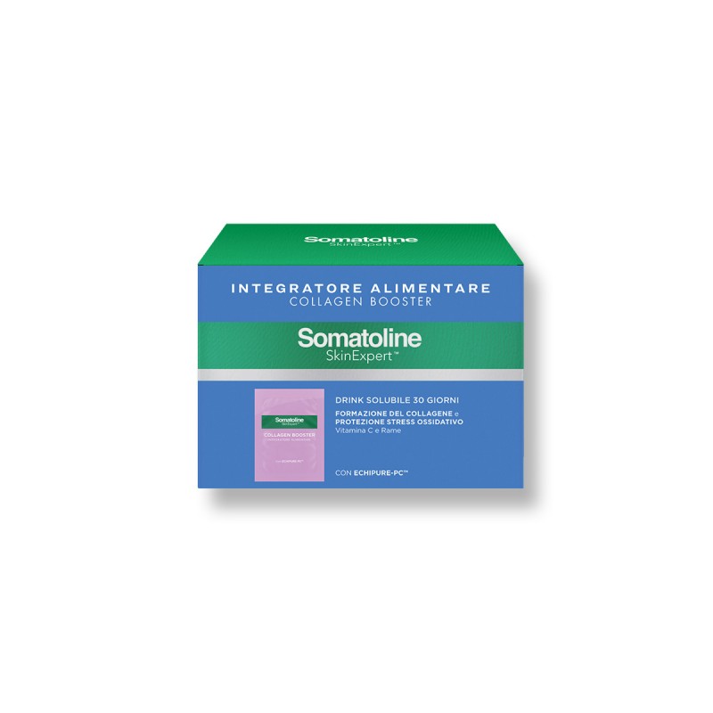 confezione di Somatoline Skin Expert Collagen Booster Integratore per la Pelle 30 Bustine