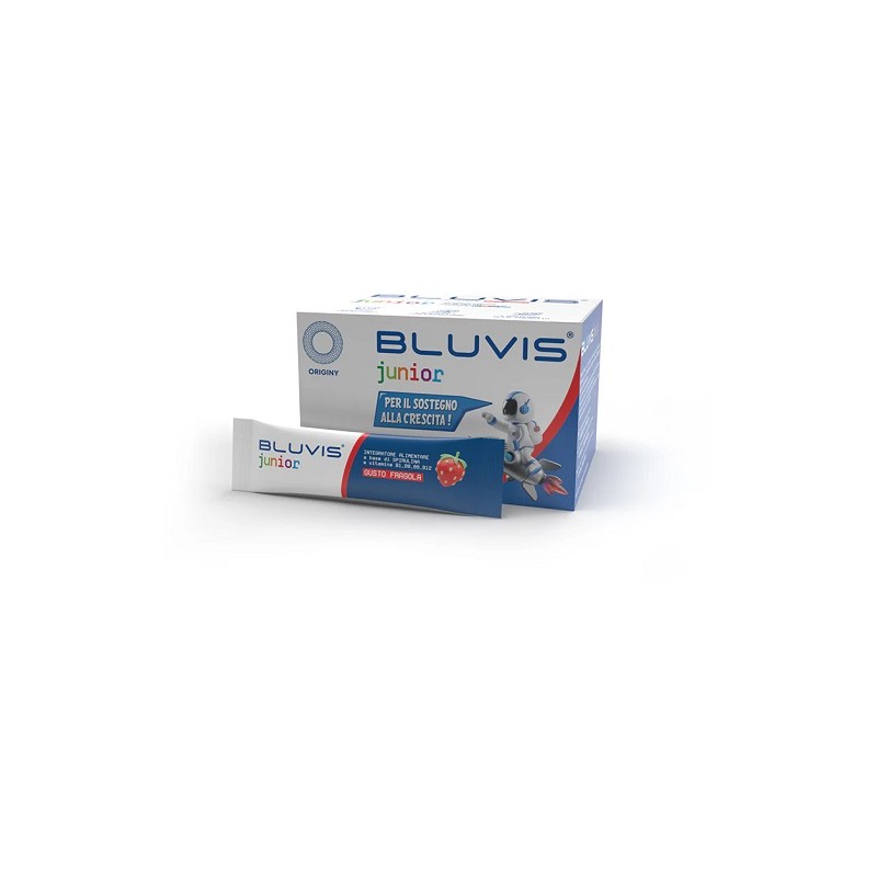 Bluvis Junior Fragola per Crescita 20 Stick Bluvis Junior Fragola per Crescita 20 Stick