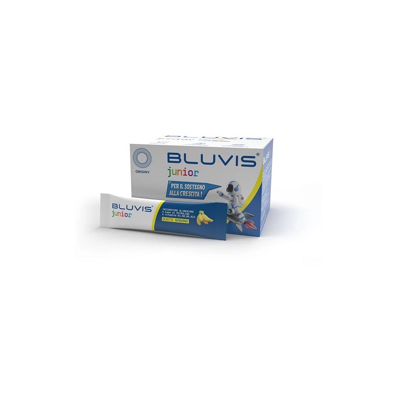 Bluvis Junior Banana per Sistema Immunitario 20 Stick