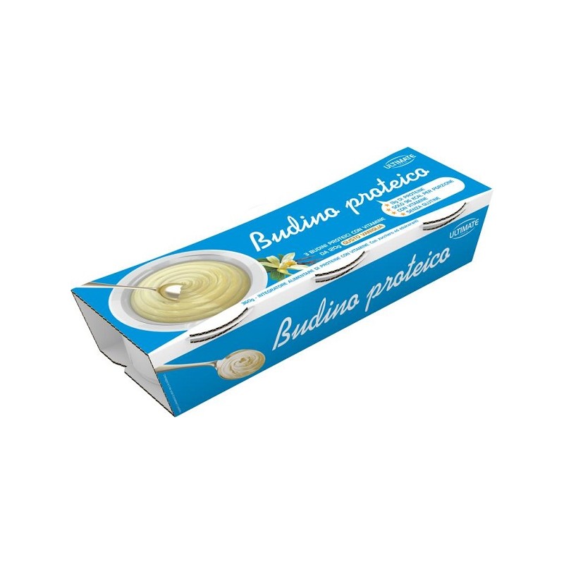 Budino Proteico Vaniglia per Massa Muscolare 360 g Budino Proteico Vaniglia per Massa Muscolare 360 g