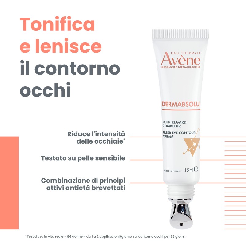 benefici Contorno Occhi Tonificante Avene Dermabsolu 15 ml