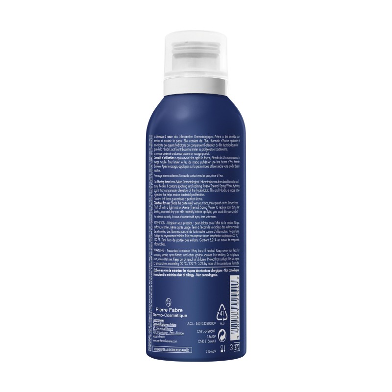 retro flacone spray di Avene Homme Schiuma da Barba Nuova Formula 200ml retro flacone spray di Avene Homme Schiuma da Barba Nuova Formula 200ml