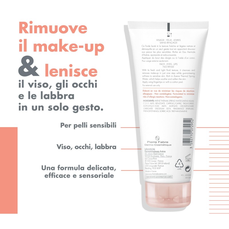 caratteristiche Avene Latte Detergente Struccante 3 in 1 Delicato 200ml caratteristiche Avene Latte Detergente Struccante 3 in 1 Delicato 200ml