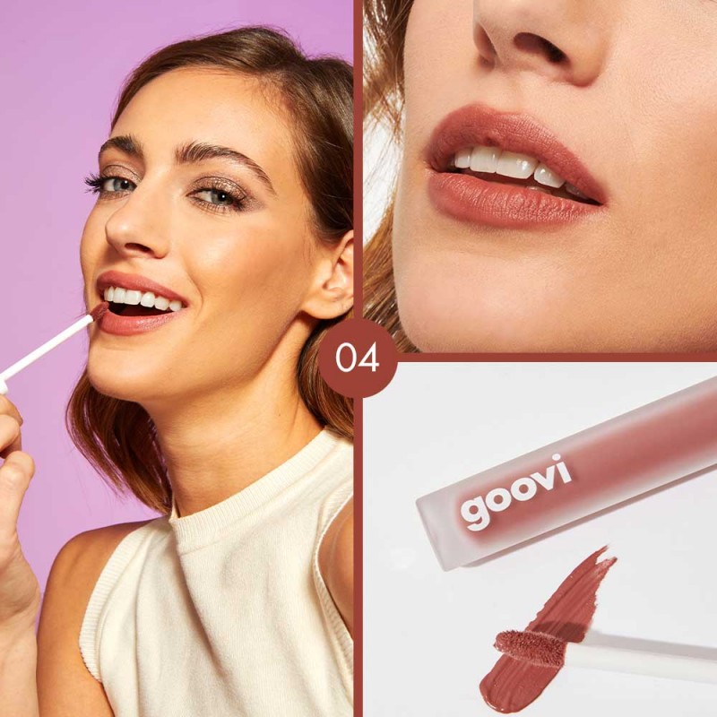 colorazione di Goovi Rossetto Liquido Matte 04 Everyday Plum 1 Pezzo colorazione di Goovi Rossetto Liquido Matte 04 Everyday Plum 1 Pezzo