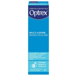 confezione di Optrex Multi Azione Collirio per Occhi Irritati e Sensibili 100 ml