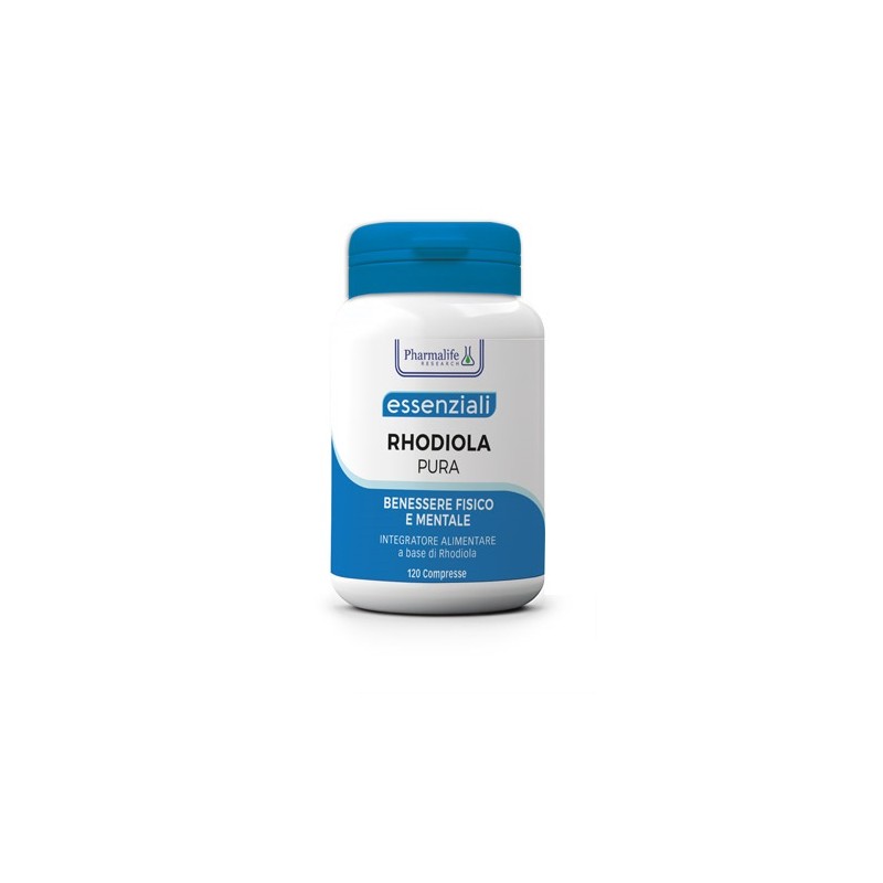 barattolo di Pharmalife Rhodiola Pura Integratore per Benessere Fisico e Mentale 120 Compresse barattolo di Pharmalife Rhodiola Pura Integratore per Benessere Fisico e Mentale 120 Compresse