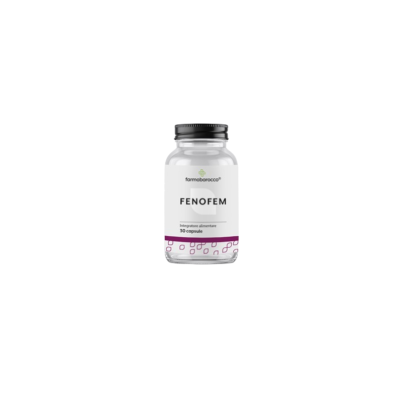 barattolo di Fenofem Integratore per Equilibrio Ormonale Femminile 30 Capsule