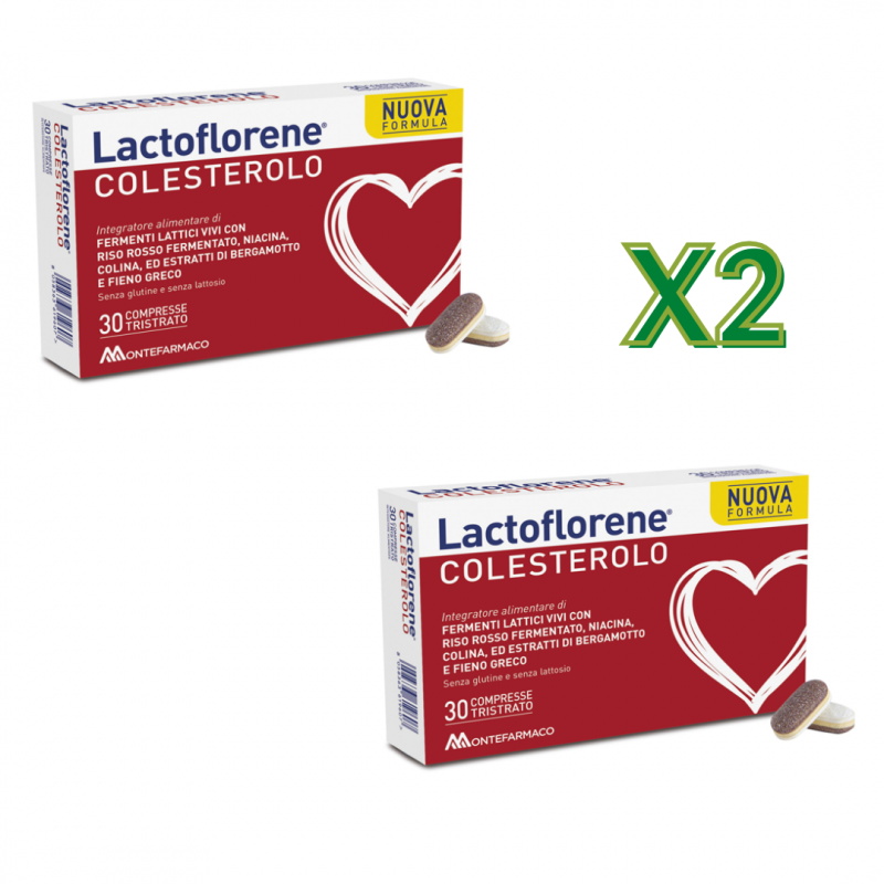 confezioni di Lactoflorene Colesterolo Set Convenienza 2 Confezioni 60 Compresse confezioni di Lactoflorene Colesterolo Set Convenienza 2 Confezioni 60 Compresse