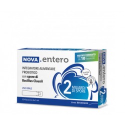 confezione di Nova Entero Fermenti Lattici per Flora Intestinale 2 miliardi 10 Flaconcini confezione di Nova Entero Fermenti Lattici per Flora Intestinale 2 miliardi 10 Flaconcini