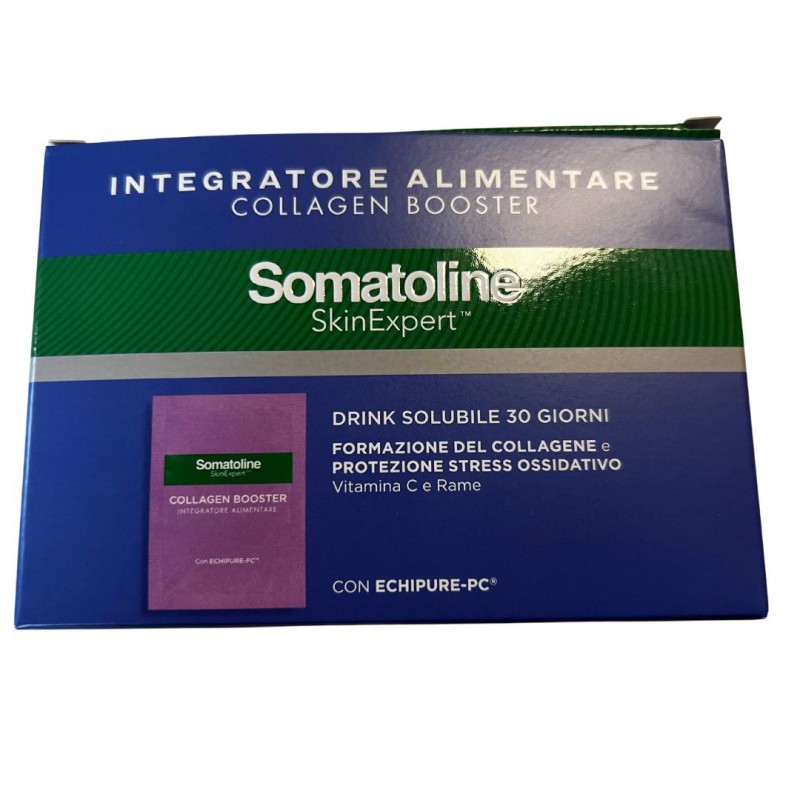 Confezione di Somatoline Skin Expert Collagen Booster Integratore per la Pelle 30 Bustine