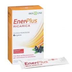 Confezione di Bios Line Enerplus Ricarica Integratore Stanchezza e Affaticamento 15 Stick Monodose Confezione di Bios Line Enerplus Ricarica Integratore Stanchezza e Affaticamento 15 Stick Monodose