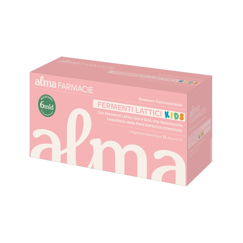 Una confezione di Af Fermenti Lattici Kids per Equilibrio Intestinale 12 Flaconcini Una confezione di Af Fermenti Lattici Kids per Equilibrio Intestinale 12 Flaconcini