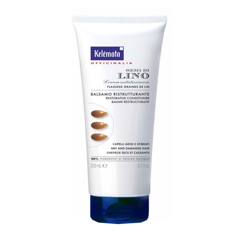 Una confezione di Kelémata Balsamo Semi Di Lino 200 ml Una confezione di Kelémata Balsamo Semi Di Lino 200 ml