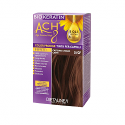 Biokeratin Tinta per Capelli 5/CF Castano Chiaro Caffè 1 Tubetto da140 ml