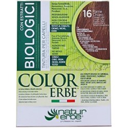 Color Erbe Estratti Bio Tinta per Capelli Colore 16 Rame Chiaro 1 Tubetto da 135ml Color Erbe Estratti Bio Tinta per Capelli Colore 16 Rame Chiaro 1 Tubetto da 135ml