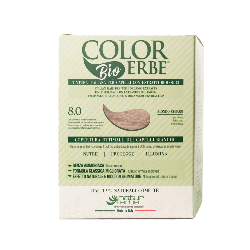 Color Erbe Estratti Bio Tinta per Capelli Colore 27 Biondo Chiaro 1 Tubetto da 135ml