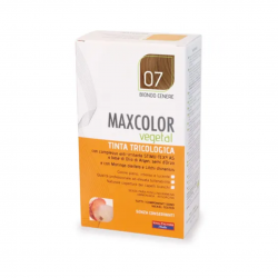 Max Color Vegetal 07 Tinta per Capelli Biondo Cenere Confezione da 140ml