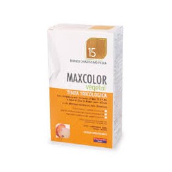 Max Color Vegetal 15 Tinta per Capelli Biondo Chiarissimo Pesca Confezione da 140ml Max Color Vegetal 15 Tinta per Capelli Biondo Chiarissimo Pesca Confezione da 140ml
